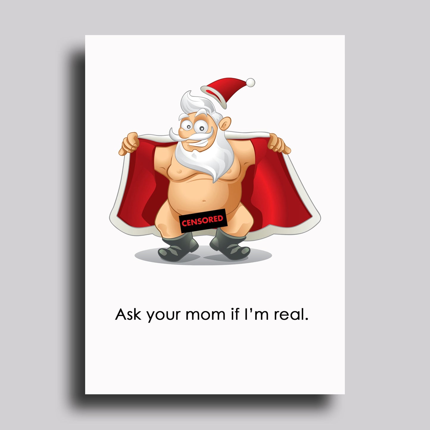 Ask Your Mom Christmas Card