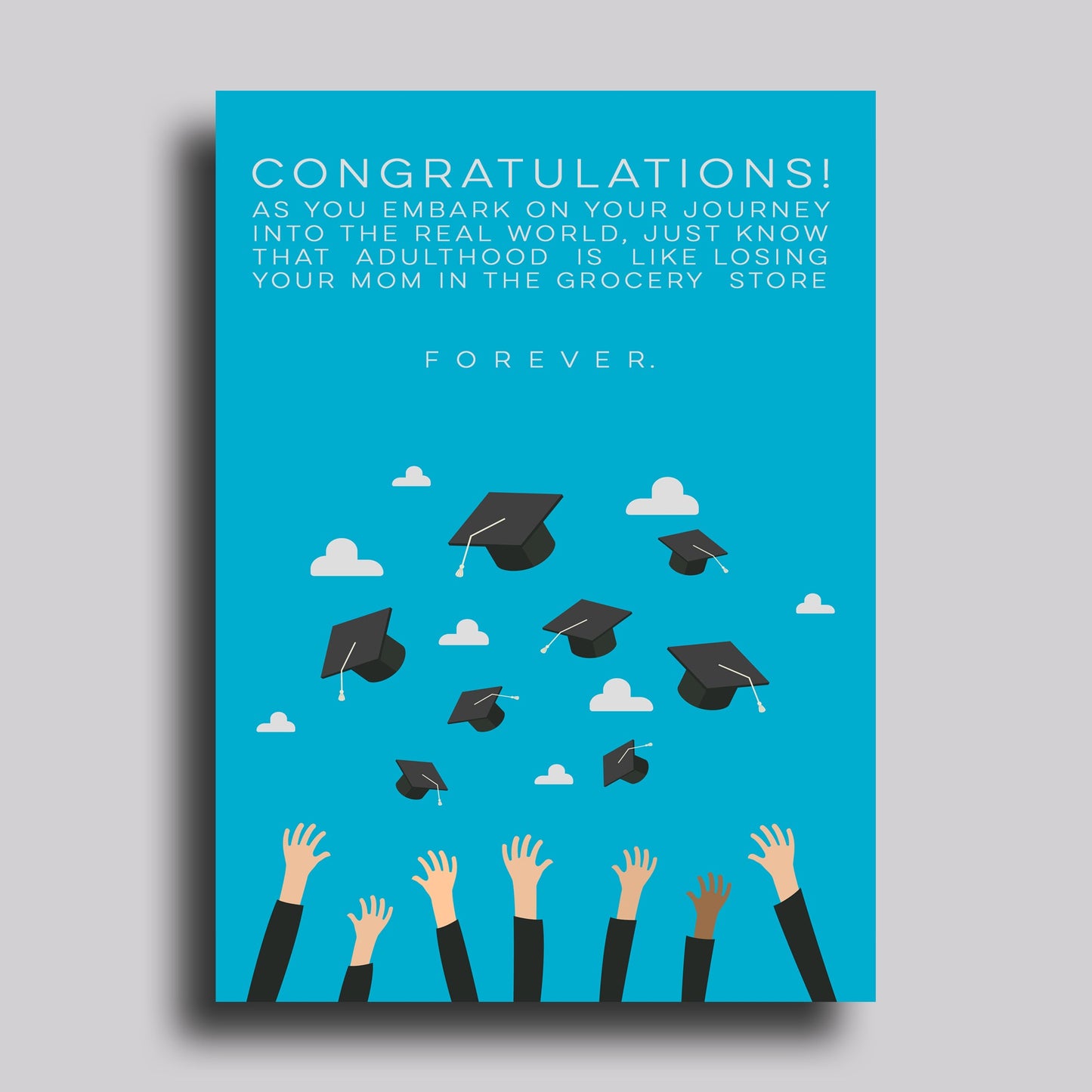 Losing Your Mom Graduation Greeting Card