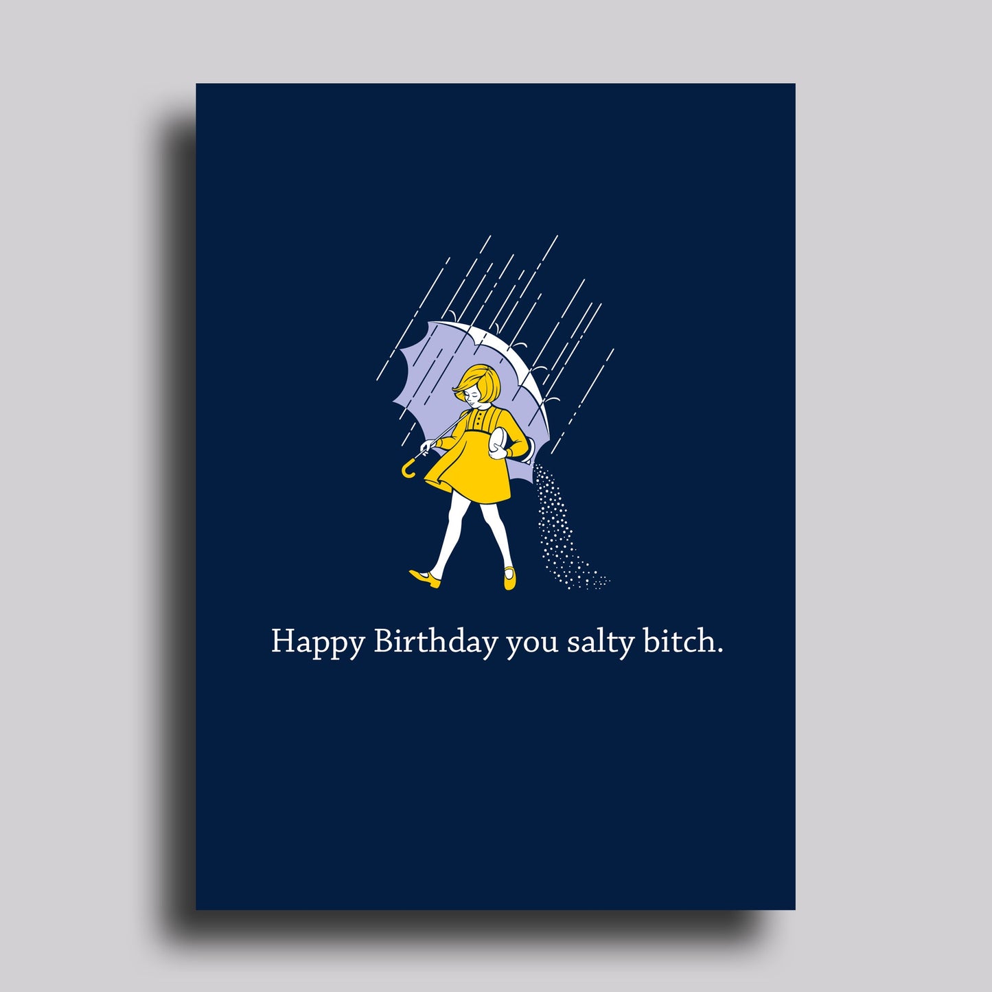 Salty Bitch Birthday Greeting Card