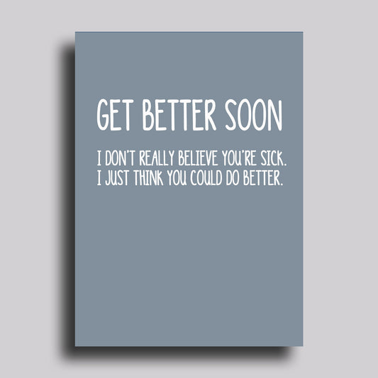 Get Better Soon Greeting Card