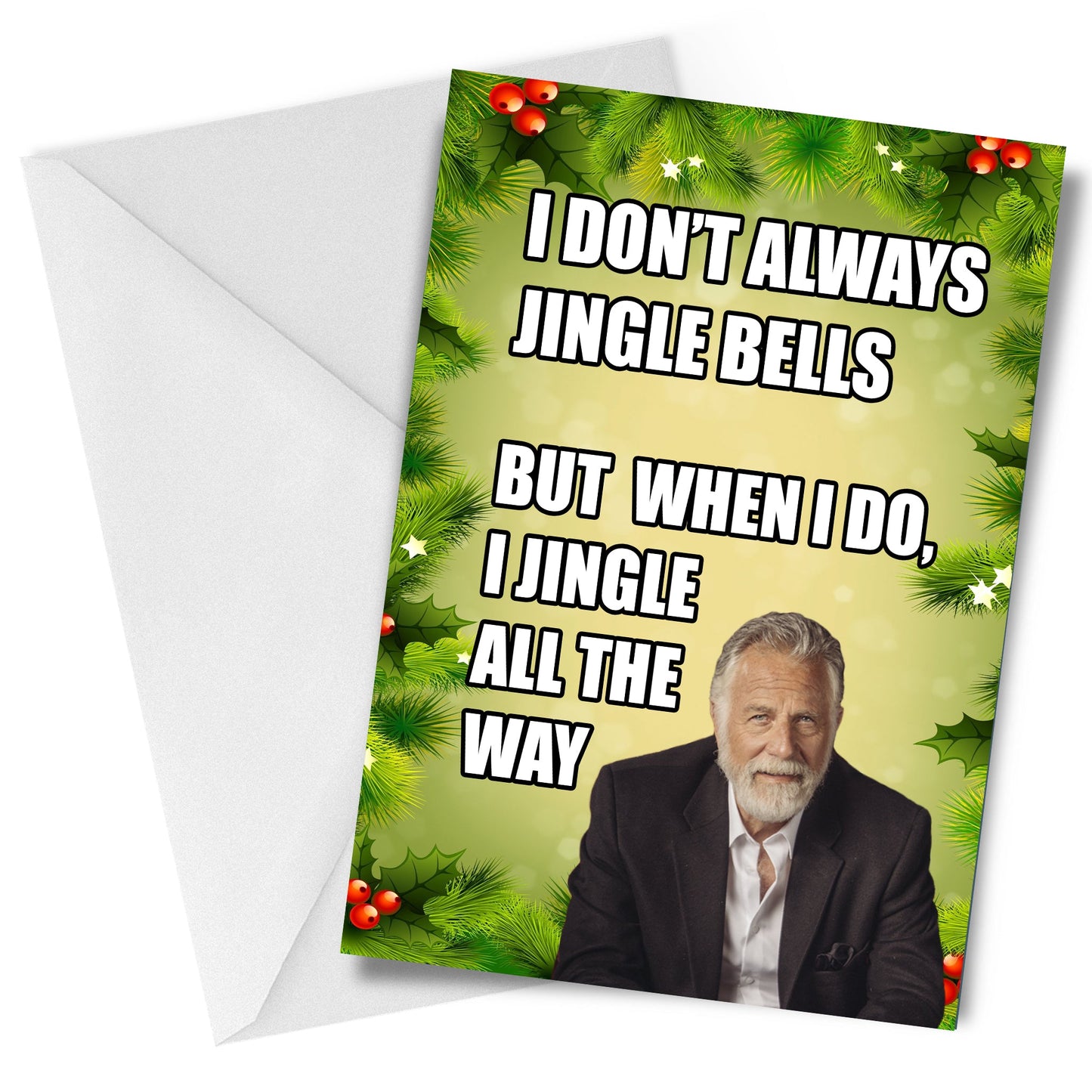 Jingle All the Way Greeting Card CLEARANCE
